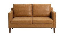 Knox Leather 2 Seater Sofa Tan