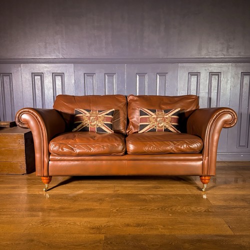 Leather seater sofa - 2,