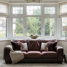 DFS Genuine Leather 3 Seater