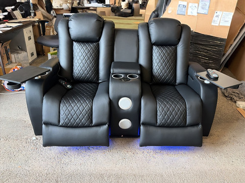 Black leather power - leather, 2