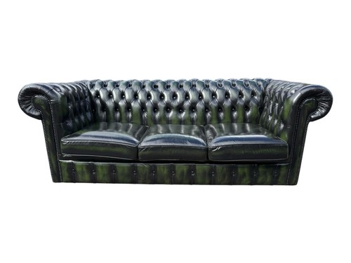 Vintage antique green - antique, leather