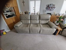 3-Seater Leather Electric