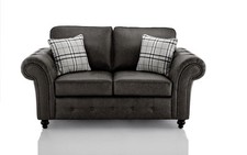 Oakland 2 Seater Sofa Charcoal