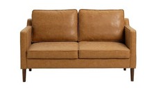 Knox Leather 2 Seater Sofa Tan