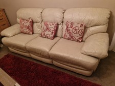 3 and 2 Seater Leather Sofas