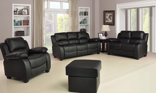 Leather sofa set 1 suite - sofa,